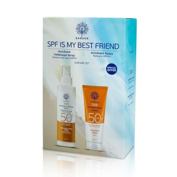 Garden Promo Body Face Sunscreen Spray SPF50 150ml & Face Sunscreen SPF50+ 50ml