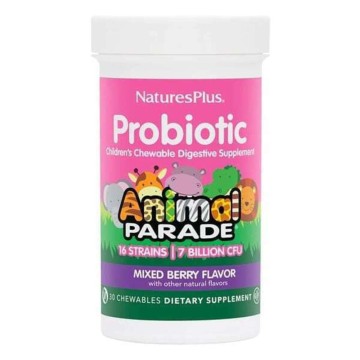 Natures Plus Probiotic Animal Parade Probiotic Mixed Berry Flavor 3... Natures Plus Probiotic Animal Parade Probiotic Mixed Berry Flavor 3...