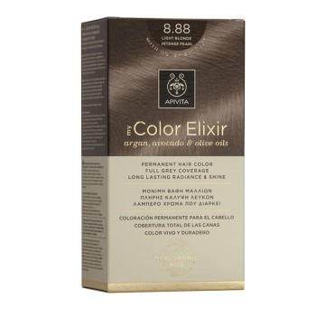 Apivita My Color Elixir 8.88 Hair Dye, Blonde Light Intense Pearl