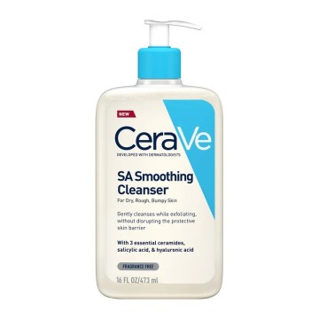CeraVe SA Smoothing Cleanser Gel, Отшелушивающее очищающее средство 473 мл