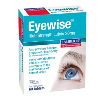 Lamberts Eyewise Lutéine haute résistance, santé oculaire, 60 comprimés