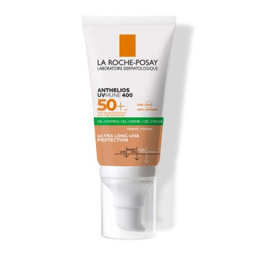 La Roche Posay Anthelios UVMune 400 SPF 50+ Oil Control Tinted Gel-... La Roche Posay Anthelios UVMune 400 SPF 50+ Oil Control Tinted Gel-...