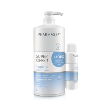 Pharmasept Hygienic Promo με Shower Cream, 1000ml & Ultra Hydra Lot... Pharmasept Hygienic Promo με Shower Cream, 1000ml & Ultra Hydra Lot...