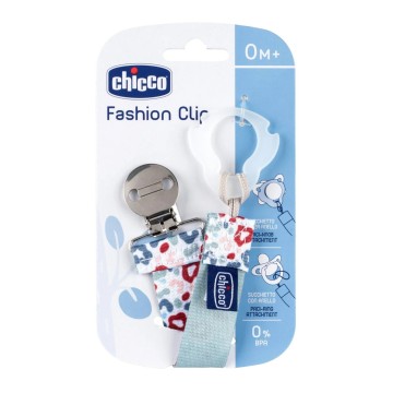 Chicco Fashion Κλιπ Πιπίλας Ουδέτερο 0m+, 1 τεμάχιο