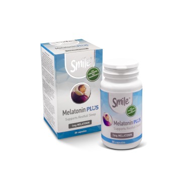 Smile Melatonin Plus 1mg, 30 κάψουλες Smile Melatonin Plus 1mg, 30 κάψουλες