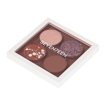 Seventeen Vibrant Eyes Quad Palette 09 Pink Love, 5.7g Seventeen Vibrant Eyes Quad Palette 09 Pink Love, 5.7g
