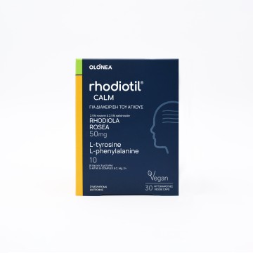 Olonea Rhodiotil Calm, à l'extrait de Rhodiola pour l'anxiété et le sommeil 30 Caps