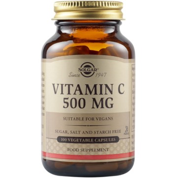 Solgar Витамин C 500 mg, 100 растителни капсули