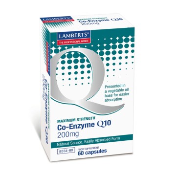 Lamberts Co-Enzyme Q10 200mg 60 капсули