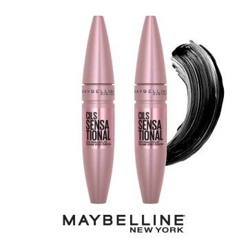Maybelline Promo Lash Sensational Full Fan Effect Mascara για Όγκο & Καμπύλη Intense Black 9.5ml x 2τμχ