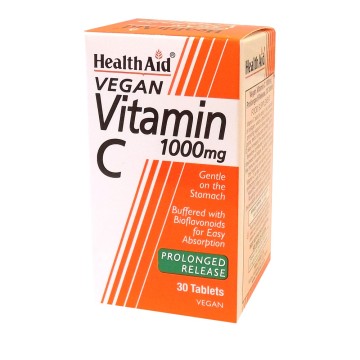 Health Aid Vitamine C à libération prolongée 1000 mg 30 comprimés