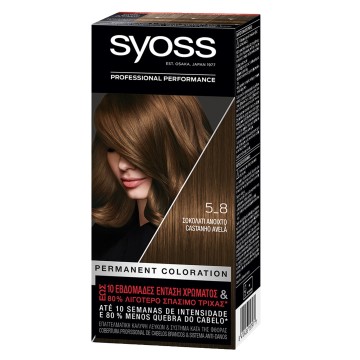 Syoss Color N5-8 Σοκολατι Ανοιχτο Syoss Color N5-8 Σοκολατι Ανοιχτο