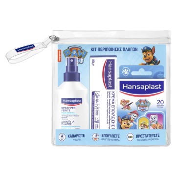Hansaplast Kit Περιποίησης Πληγών με Αντισηπτικό Σπρέι, 100ml & Κρέ...