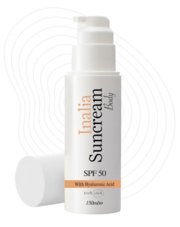 Inalia Body Suncream Spf 50 with Hyaluronic Acid 150ml Inalia Body Suncream Spf 50 with Hyaluronic Acid 150ml