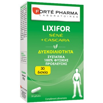 Forte Pharma Lixifor, Relief from Constipation, 30caps