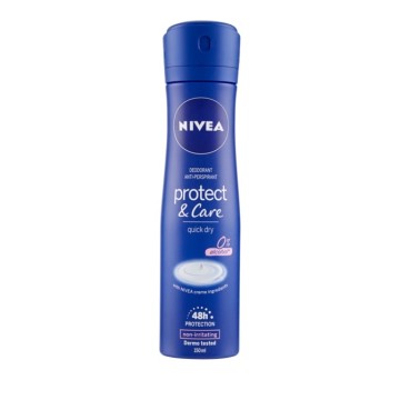 Nivea Protect & Care 0% Alcohol 48h, Spray Deodorant 150ml
