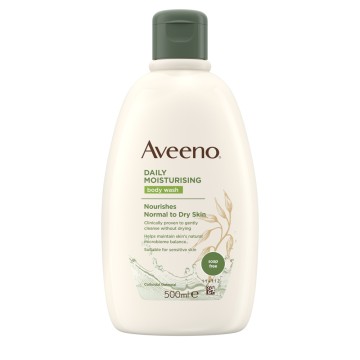 Aveeno Daily Moisturizing Body Wash Liquide nettoyant hydratant pour le corps 500 ml