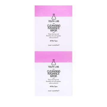 Youth Lab Cleansing Radiance Mask, Μάσκα Καθαρισμού και Λάμψης 2x6ml