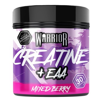 Warrior Creatine + EAA Μονοϋδρική Κρεατίνη με γεύση Mixed Berry, 270g