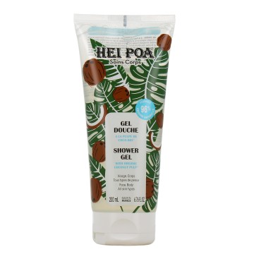 Hei Poa Shower Gel with Organic Coconut Pulp, 200ml