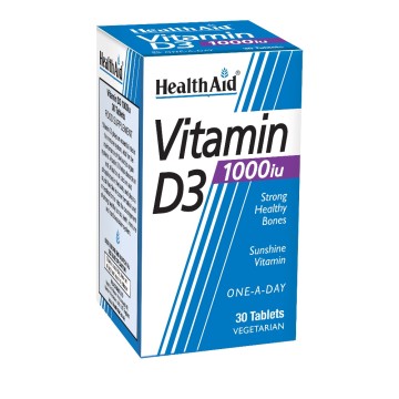 Health Aid Vitamin D3 1000iu 30 Tabletten