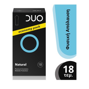 Prezervativë DUO Natural Economy Pack 18 copë