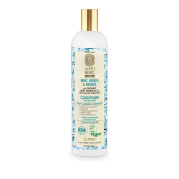 Natura Siberica Super Siberica Mint, Bereza & Retinol Conditioner, for Deep Cleaning and Freshness, for Oily Hair 400 ml