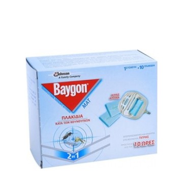 Appareil anti-moustiques Baygon Mat & 10 comprimés