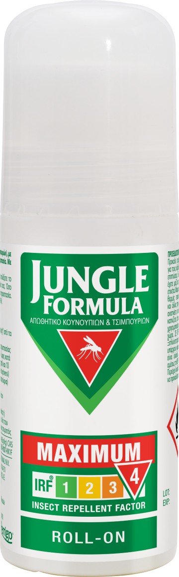 Jungle Formula Maximum Εντομοαπωθητική Λοσιόν σε Roll On/Stick 50ml