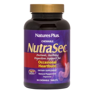 Natures Plus Nutrasec 90 жевательных таблеток