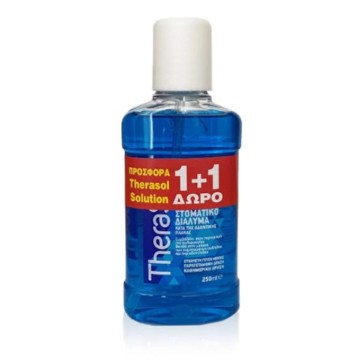Therasol Solution Promo Mouthwash με Γεύση Μέντας, 2x250ml