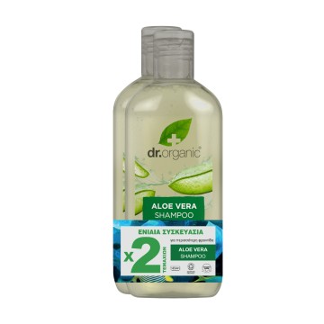 Dr. Organic Aloe Vera Shampoo, 2x265ml Dr. Organic Aloe Vera Shampoo, 2x265ml