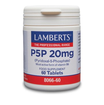Lamberts P5P 20mg 60Tabs Lamberts P5P 20mg 60Tabs