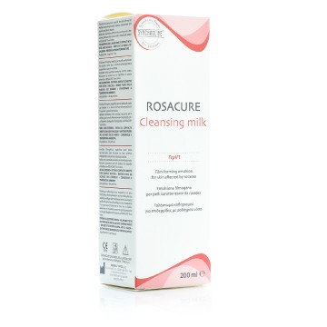 Synchroline Rosacure Cleansing Milk Γαλάκτωμα Καθαρισμού για Ευαίσθητες Επιδερμίδες 200ml