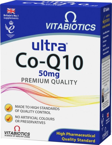 Vitabiotics Ultra Co-Q10 High Quality Standard 50mg 60 ταμπλέτες