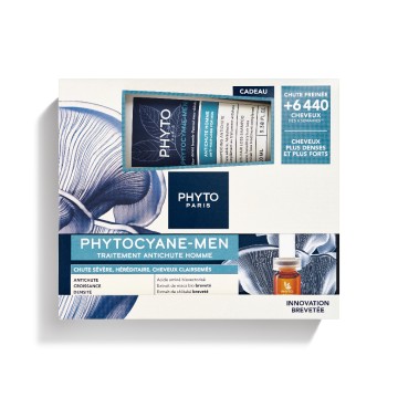 Phyto Promo Phytocyane Anti-Hair Loss Treatment for Men with Ampoul...