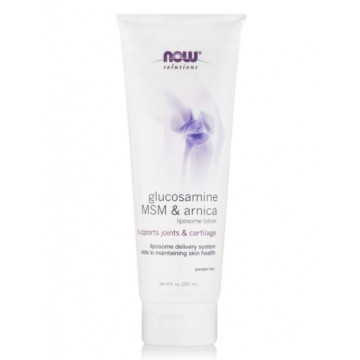 Now Foods Glucosamine, Msm & Arnica Lotion 237 ml