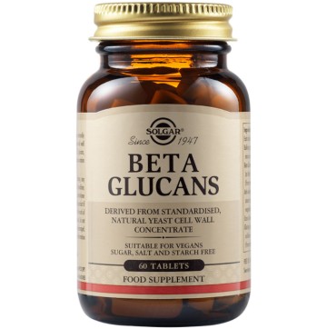 Solgar Beta Glucans 60 ταμπλέτες