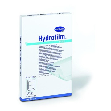 Hartmann Hydrofilm plus jastëk ngjitës 9x15cm 5 copë.