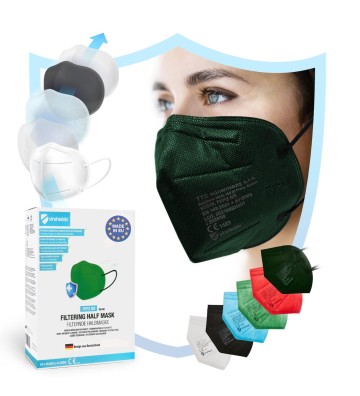 Virshields Filtering Half Mask FFP2 NR Red 10 τεμάχια