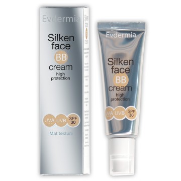 Evdermia Sliken Face BB Cream SPF30, Crème Visage Hydratante avec Couleur 50ml