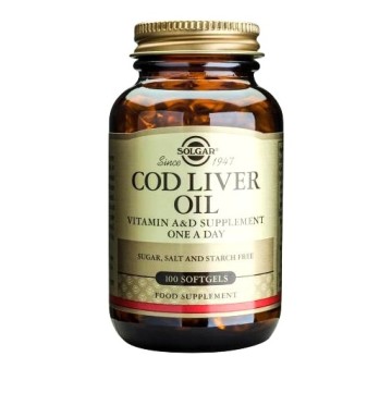 Solgar Cod Liver Oil Vitamin A & D 100 Softgels