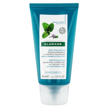 Klorane Aquatique Menthe Après-Shampoing Protecteur Anti-Pollution 150 ml