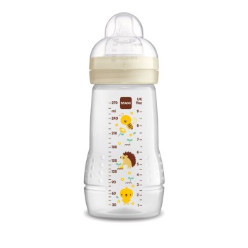 Mam Πλαστικό Μπιμπερό Easy Active με Θηλή Σιλικόνης για 2+ μηνών Μπ...