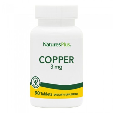 Natures Plus Copper 3 mg 90 tabs Natures Plus Copper 3 mg 90 tabs