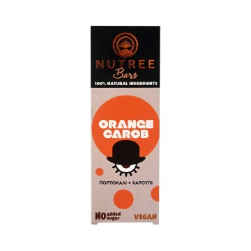 Nutree Bars Orange Carob, 50g