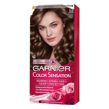 Garnier Color Sensation 5.0 Φωτεινό Καστανό Ανοιχτό 40ml Garnier Color Sensation 5.0 Φωτεινό Καστανό Ανοιχτό 40ml