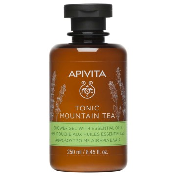 Apivita Tonic Mountain Tea Shower Gel, Αφρόλουτρο με Αιθέρια Έλαια ...