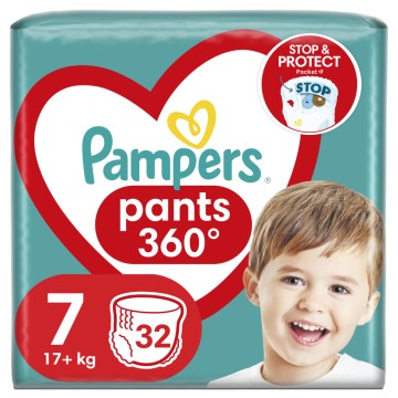 Pampers Pants Νο7 (17+kg) 32τμχ