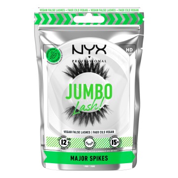 Nyx Professional Make Up Jumbo Lash Vegan Ciglia finte Major Spikes, 1 paio